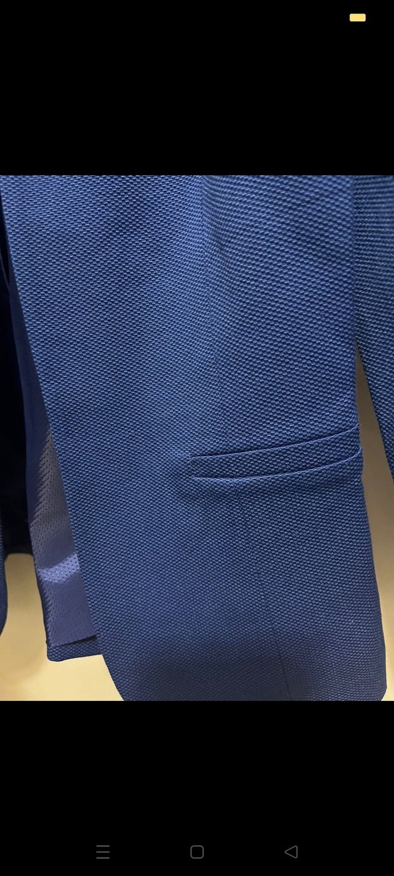 Adil ışık mavi Kadın Midi Blazer Ceket - Görsel 5