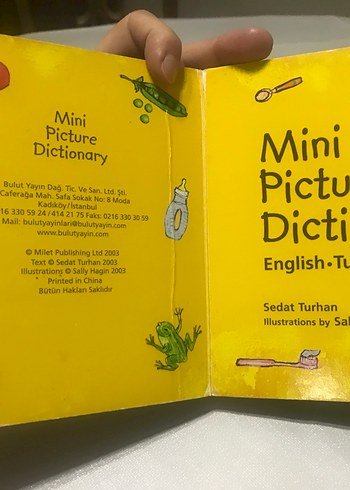 Mini Resimli İngilizce-Türkçe kitap - Görsel 2