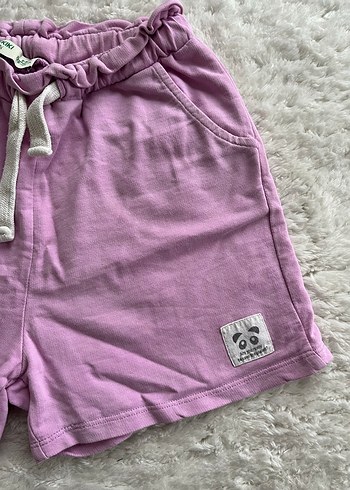 Pembe Mini Çocuk Şort - Görsel 2