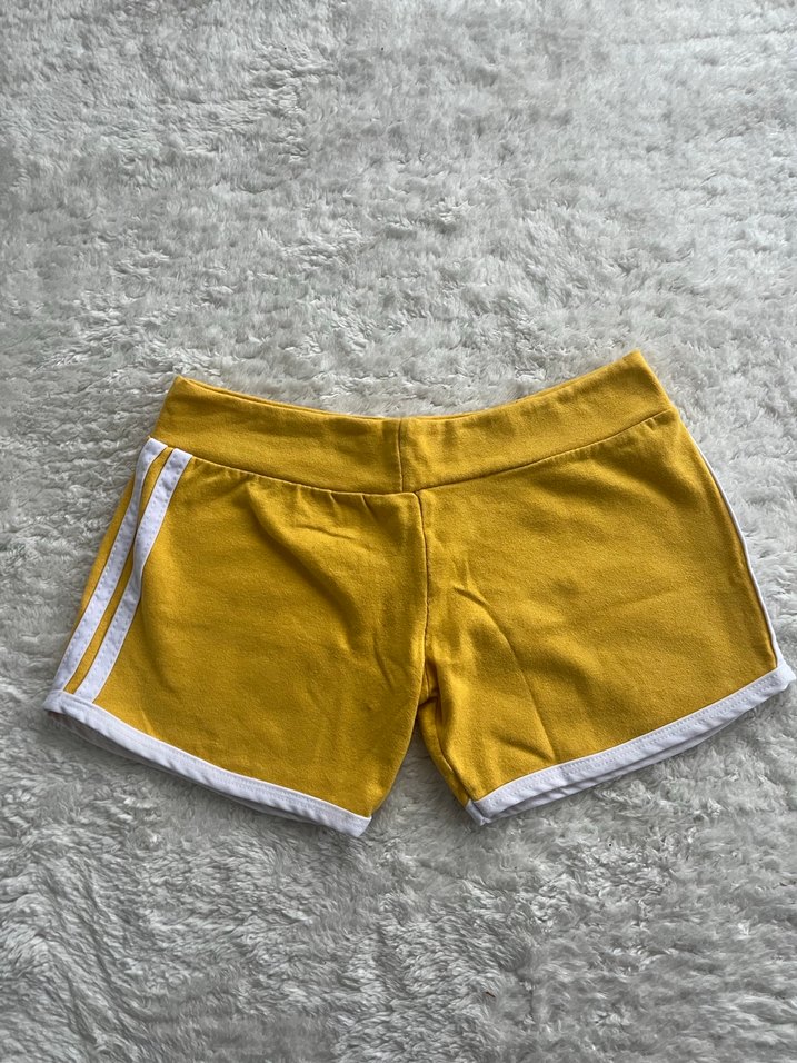 Sarı Mini Spor Şort - Görsel 5