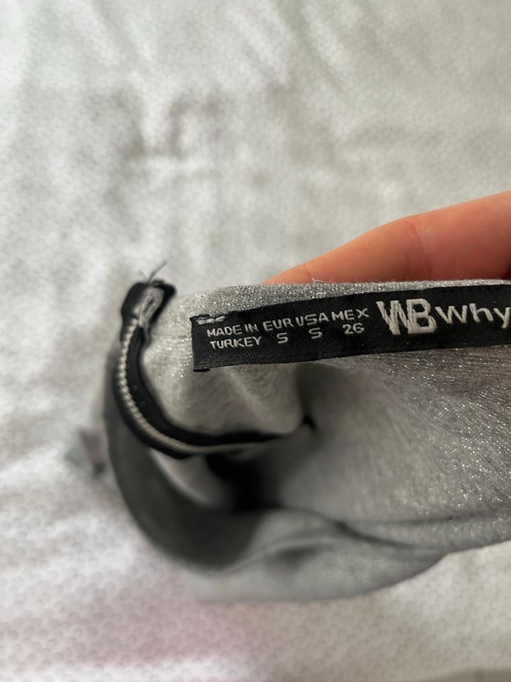 Gri Simli Kadın Tişört - Görsel 5