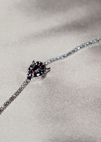 Zincir Detaylı Gri Leopar Şahmeran - Görsel 2