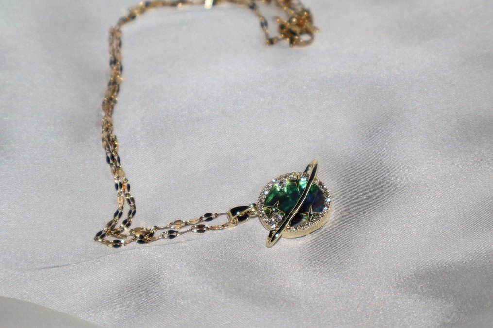 Satürn Kadın Kolye - Görsel 4