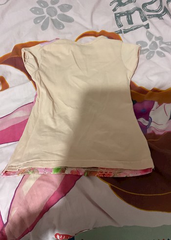 Kız Çocuk Çok Renkli Baskılı Tişört - Görsel 2