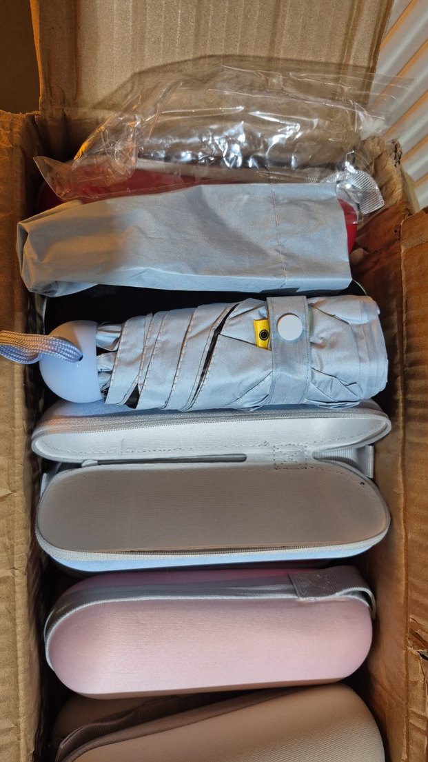 Fermuarlı Gri Kadın Erkek şemsiye - Görsel 2