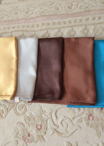 Kadın Çok Renkli İpek Görünümlü Şal - Görsel 2