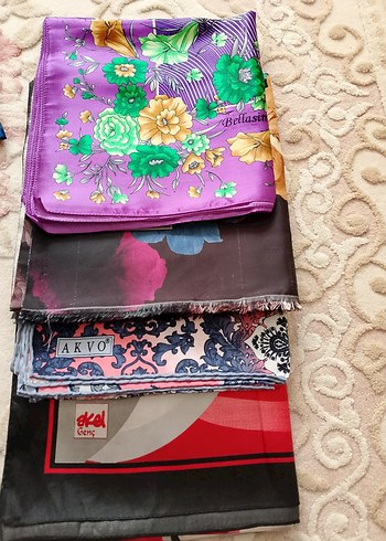 saten eşarp - Görsel 11