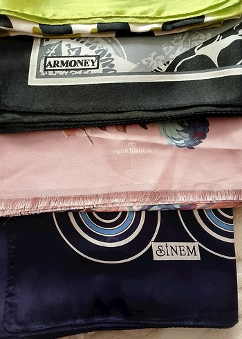 saten eşarp - Görsel 4