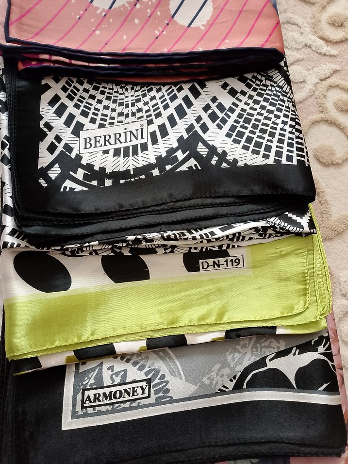 saten eşarp - Görsel 3