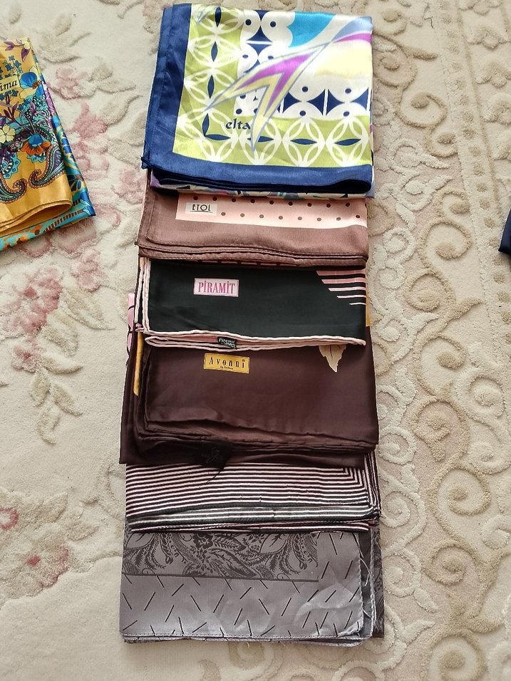 saten eşarp - Görsel 5