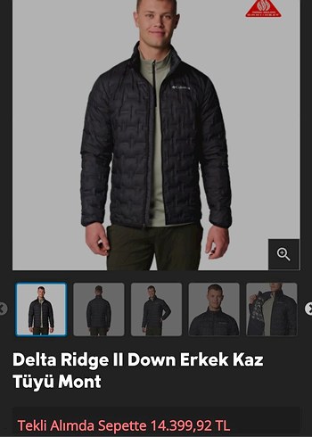 Delta Ridge II Down Premium Kaz Tüyü Mont Maksimum Konfor - Görsel 8