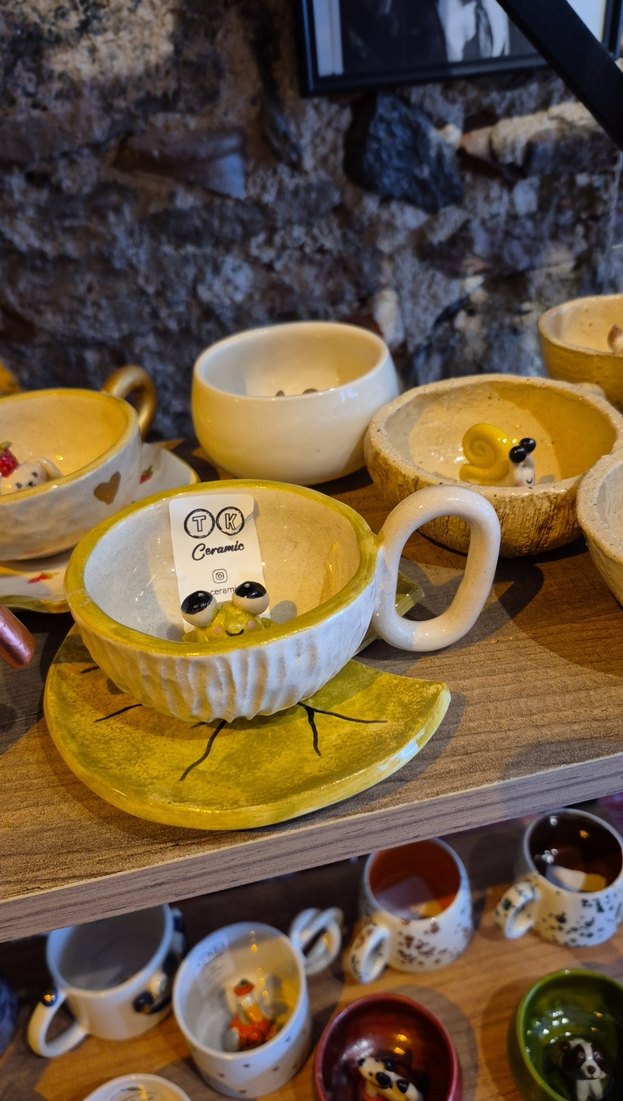 El Yapımı Seramik Kupa - Görsel 4