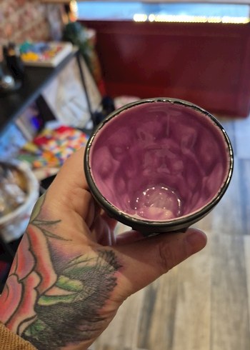 Siyah Desenli Seramik Bardak Seti - Görsel 2