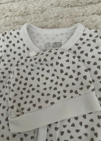 Bebek Erkek Gri Desenli Tulum - Görsel 3