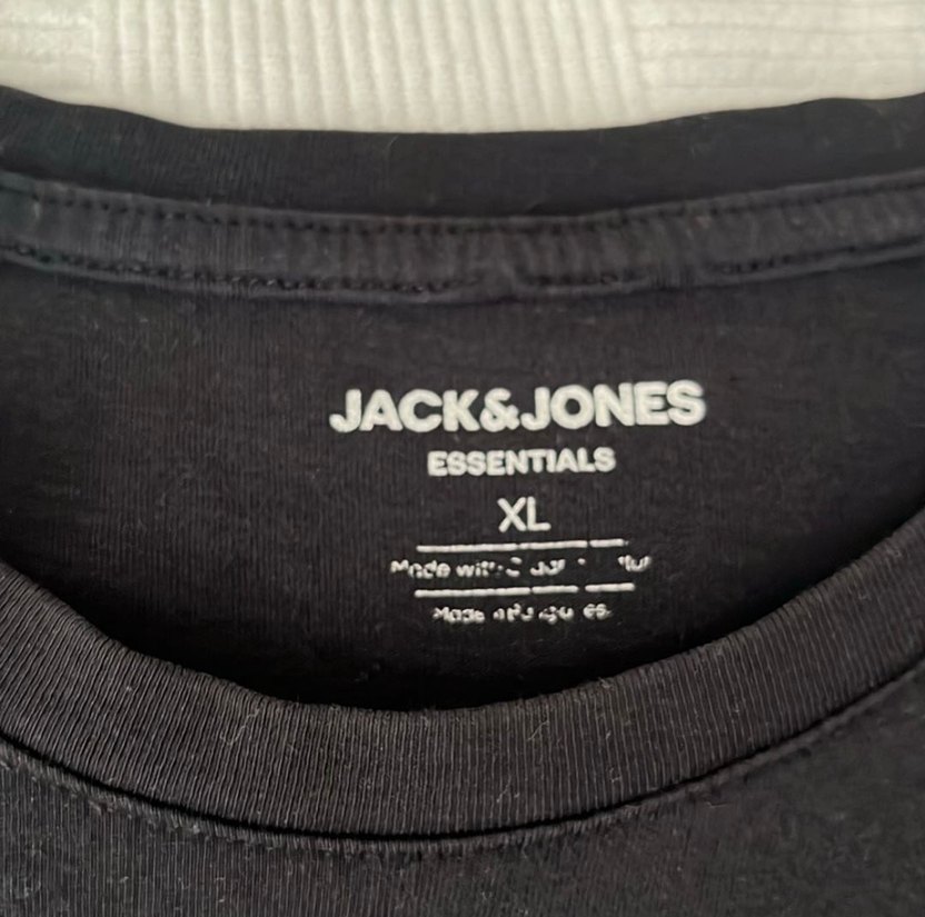 Jack & Jones Siyah Baskılı Erkek Tişört - Görsel 2