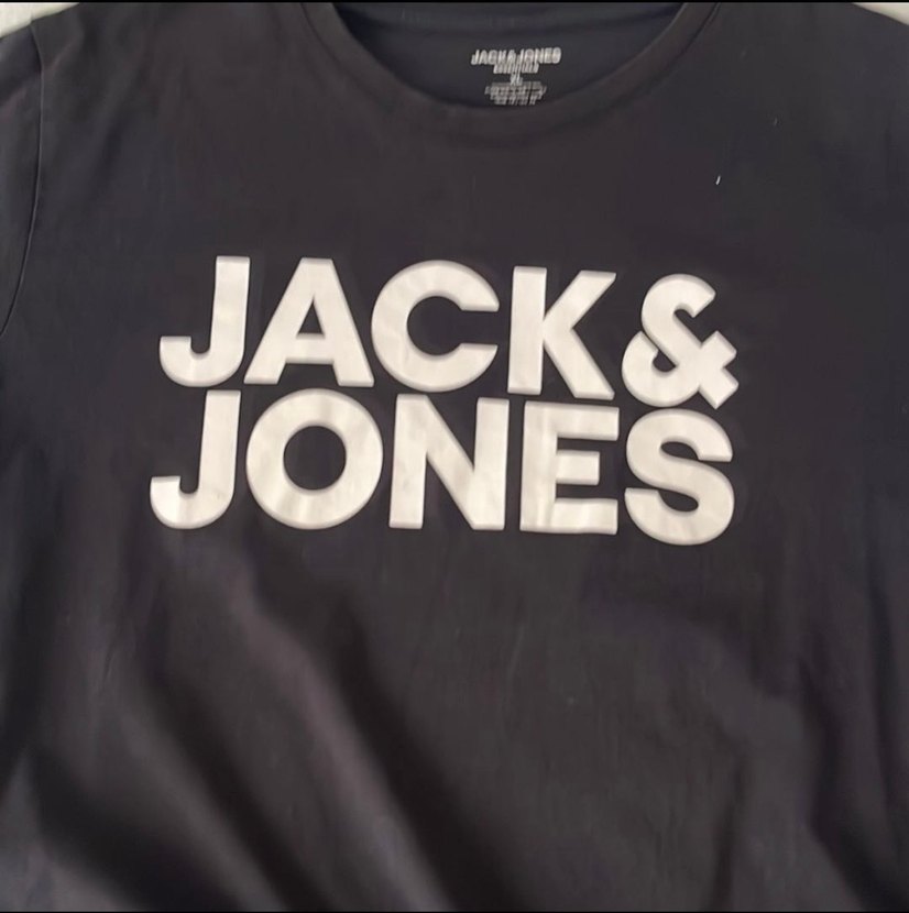 Jack & Jones Siyah Baskılı Erkek Tişört - Görsel 4