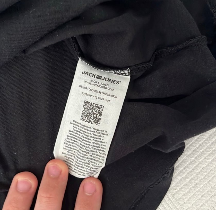 Jack & Jones Siyah Baskılı Erkek Tişört - Görsel 3