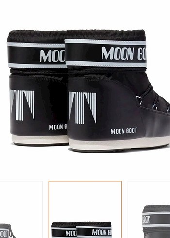 Moon Boot Icon Low 2 Kadın Kar Botu Siyah 39-41 numara - Görsel 2