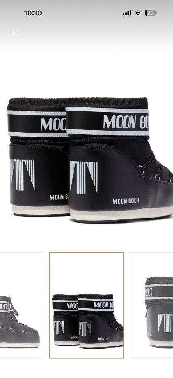 Moon Boot Icon Low 2 Kadın Kar Botu Siyah 39-41 numara - Görsel 2