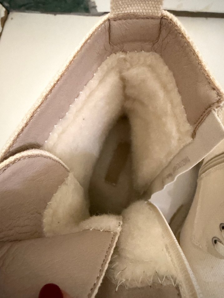 Bej Kadın Blok Topuklu Minimalist Bot - Görsel 5