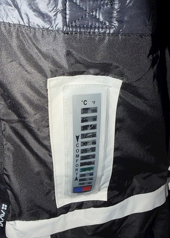 Erkek  Beyaz  Kışlık Fermuarlı Ceket - Görsel 6