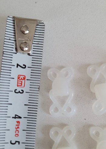 Beyaz plastik kanca - Görsel 6