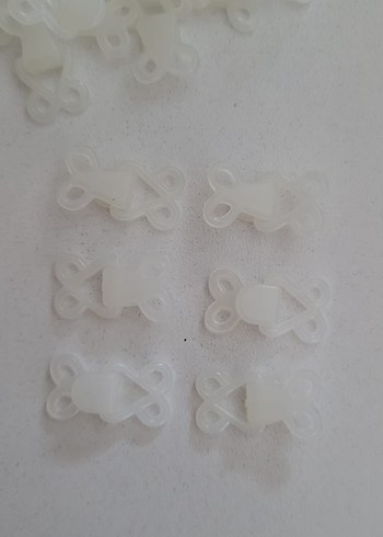 Beyaz plastik kanca - Görsel 3