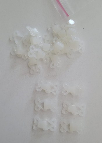 Beyaz plastik kanca - Görsel 2