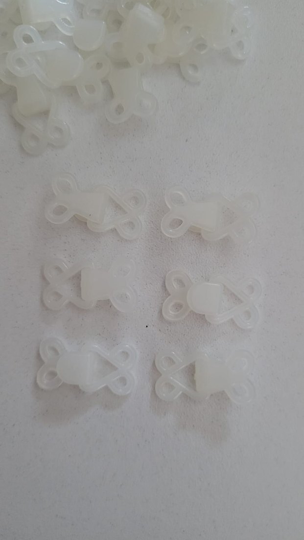 Beyaz plastik kanca - Görsel 3