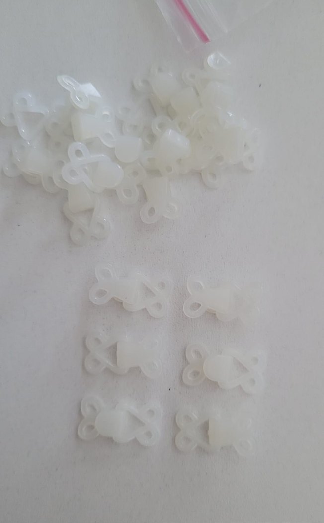 Beyaz plastik kanca - Görsel 4