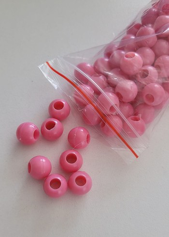 Pembe Renkli makrome Boncukları - Görsel 4