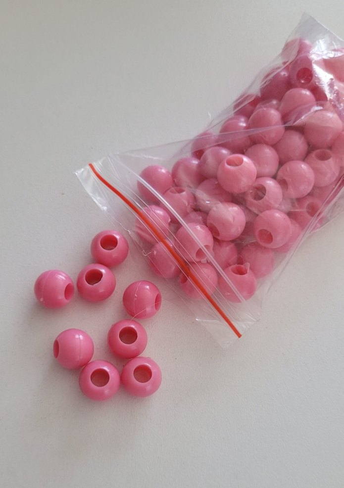 Pembe Renkli makrome Boncukları - Görsel 3