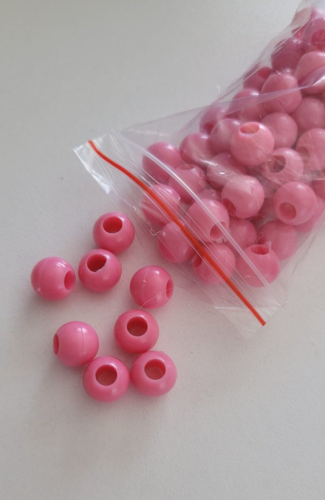 Pembe Renkli makrome Boncukları - Görsel 4