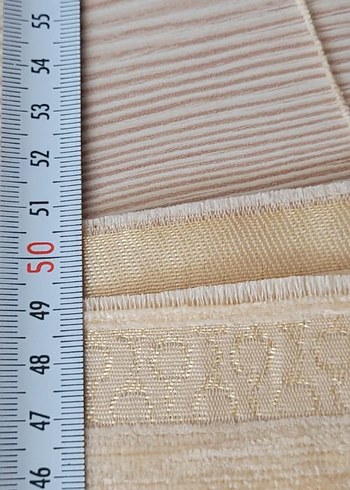 Bej Parlak yastık kılıf kumaşı - Görsel 4