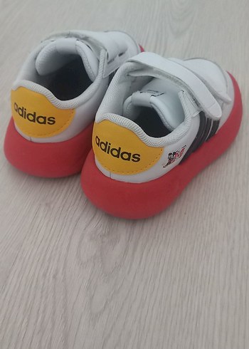 Kız Çocuk Beyaz Cırt Cırtlı Spor Ayakkabı - Görsel 2