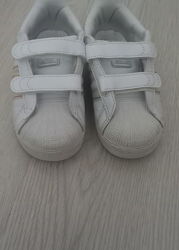 Kız Çocuk Beyaz Cırt Cırtlı Spor Ayakkabı - Görsel 2