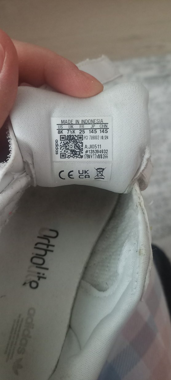 Kız Çocuk Beyaz Cırt Cırtlı Spor Ayakkabı - Görsel 3