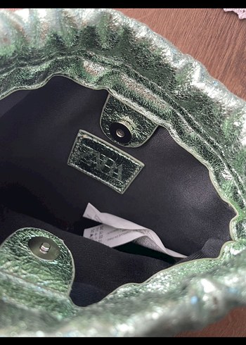 Zara parlak çanta - Görsel 3