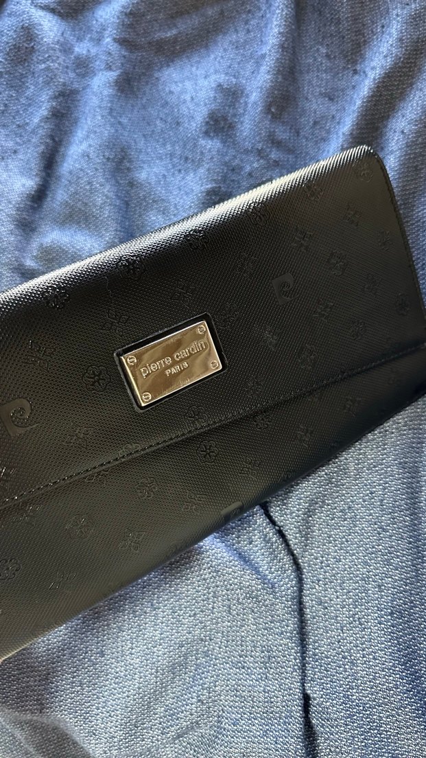 pierre cardin clutch kadin canta - Görsel 2