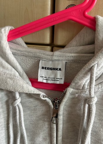 Gri Fermuarlı Kadın Sweatshirt - Görsel 3