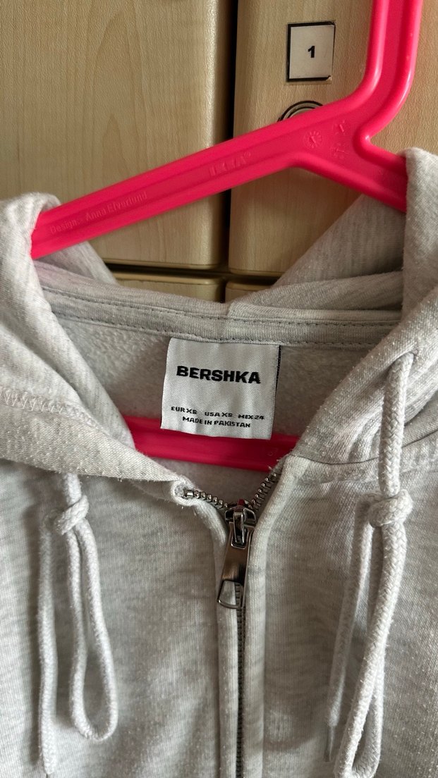 Gri Fermuarlı Kadın Sweatshirt - Görsel 3