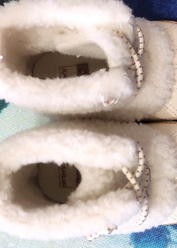 Kız Çocuk Beyaz Kürklü Bot - Görsel 3