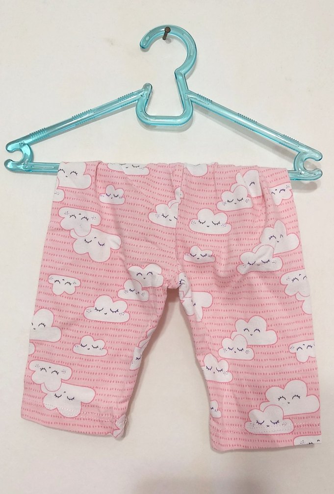 Kız Çocuk Pembe Bulutlu Uzun Kollu Gömlek - Görsel 2