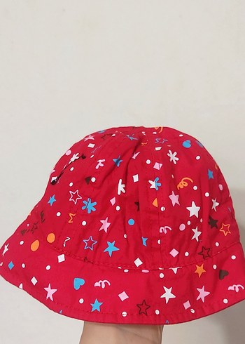 Renkli Düğmeli Çocuk Şapkası - Görsel 2