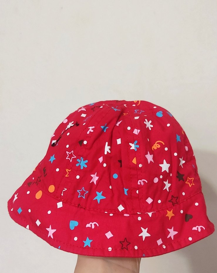 Renkli Düğmeli Çocuk Şapkası - Görsel 2