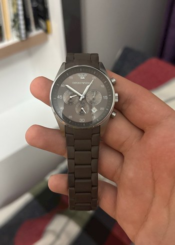 Emporio Armani Erkek Gri Çelik Saat - Görsel 2