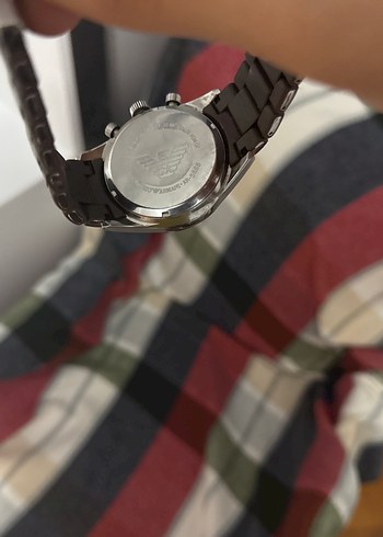 Emporio Armani Erkek Gri Çelik Saat - Görsel 3