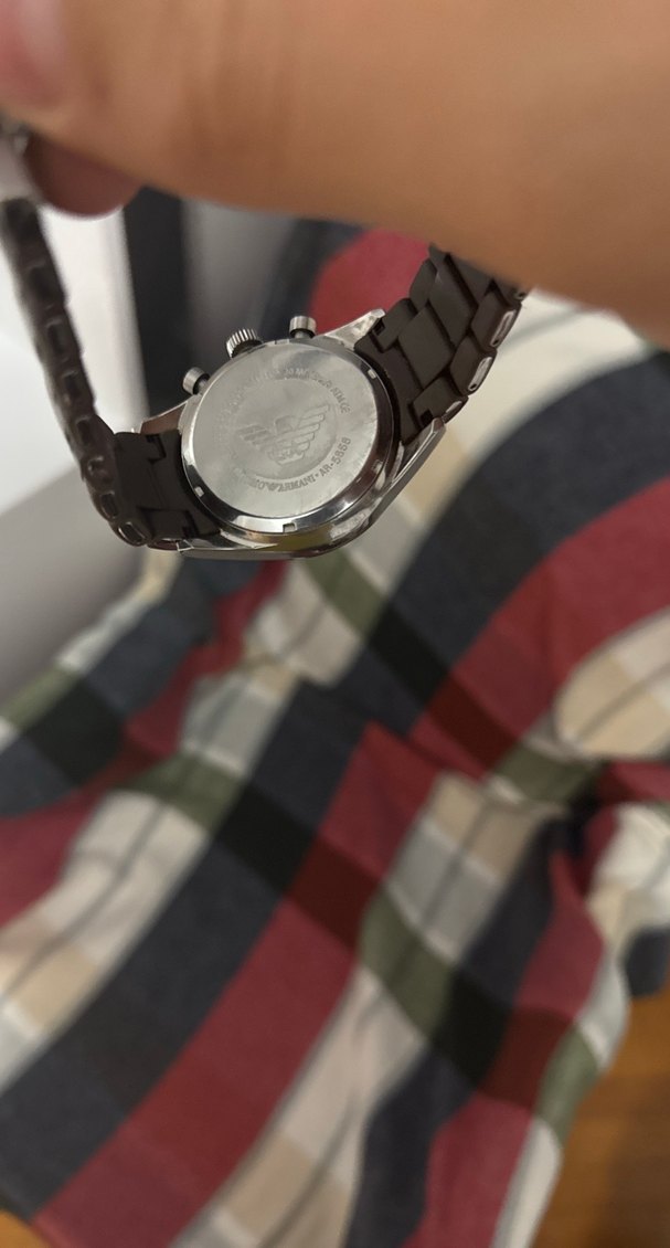 Emporio Armani Erkek Gri Çelik Saat - Görsel 3