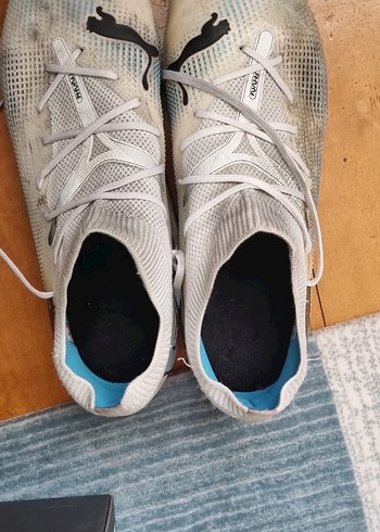 Erkek Beyaz Gri Street Wear Futbol Ayakkabısı - Görsel 3