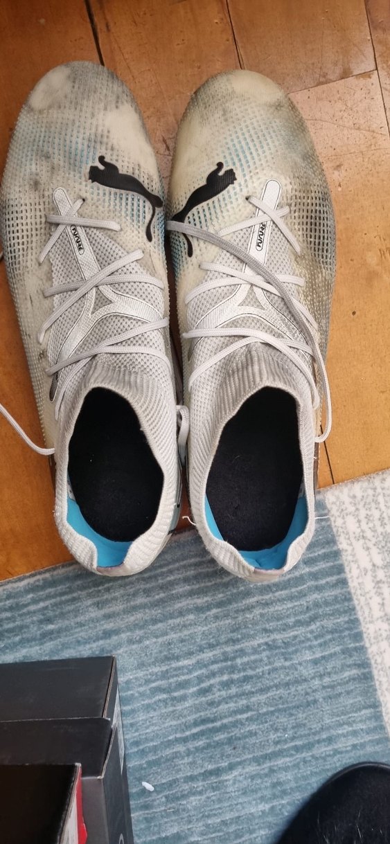 Erkek Beyaz Gri Street Wear Futbol Ayakkabısı - Görsel 3